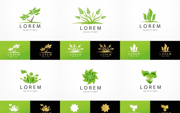 植物logo