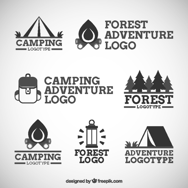 森林中冒险和野营的七个标志