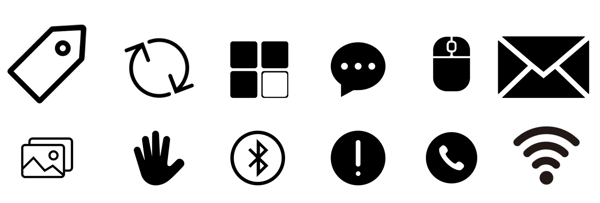 黑色簡(jiǎn)潔應(yīng)用圖標(biāo)
