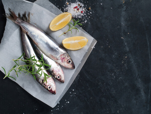 三文鱼海鲜食材背景海报素材图片