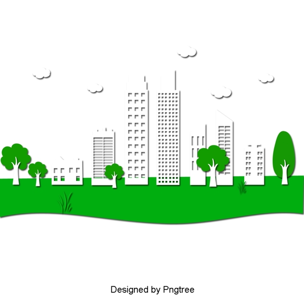 绿色城市高层建筑创意设计材料