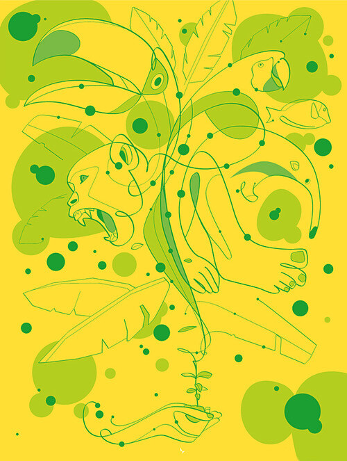 位圖插畫時尚插畫植物插畫插畫師免費素材