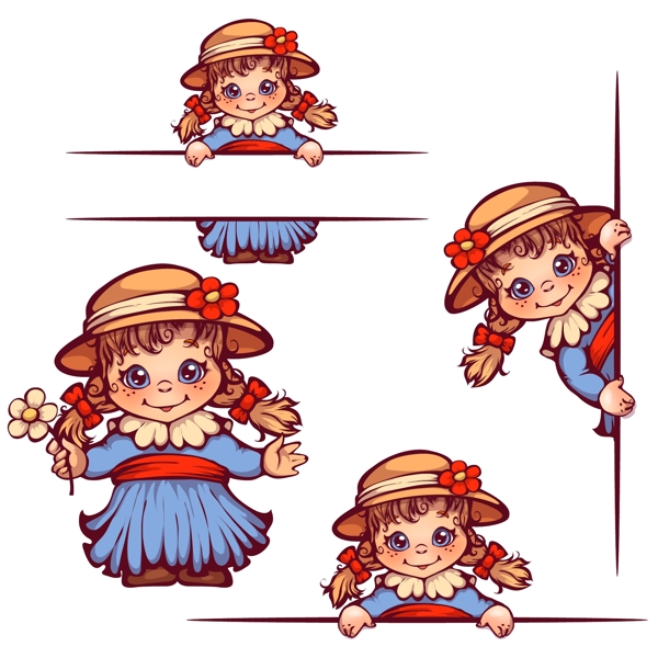 可愛的小女生