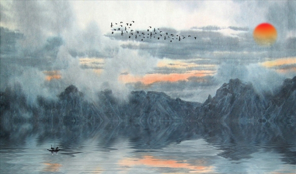 抽象山水