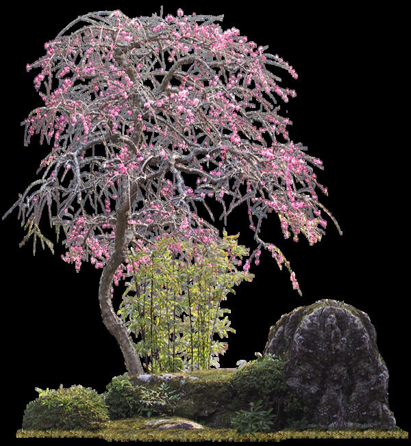 中國風(fēng)柳葉元素