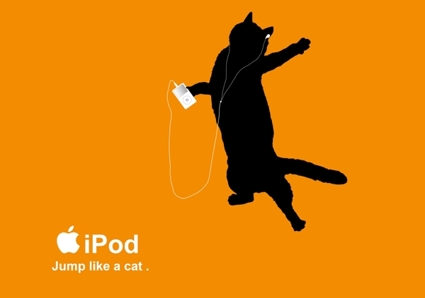 iPod剪影海报