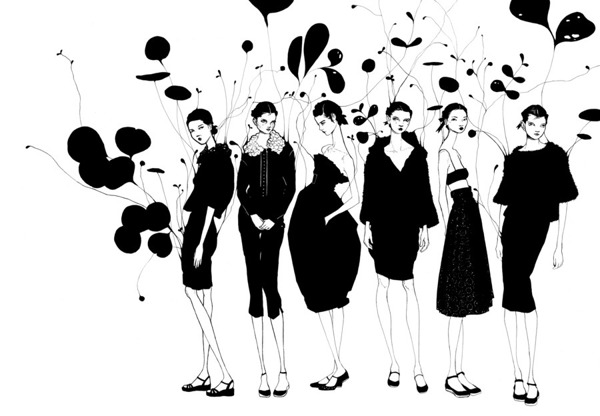 多款職業(yè)女裝設(shè)計(jì)圖