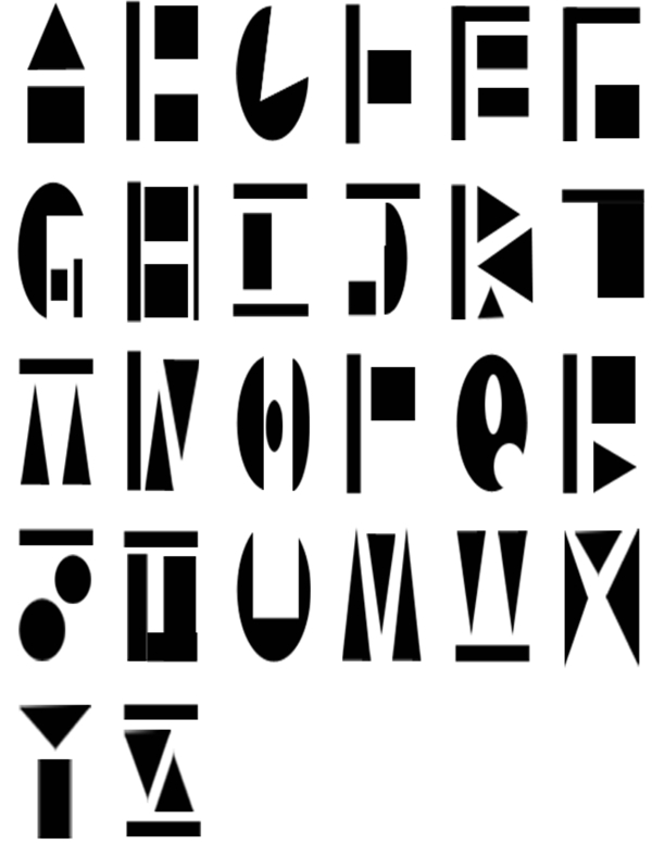 創(chuàng)意字母圖片