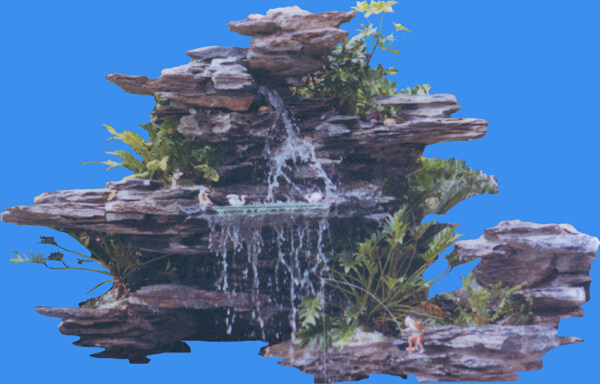 假山019小品素材