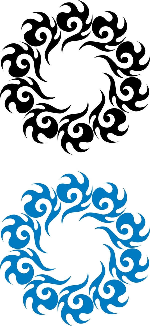 圓形古典EPS裝飾