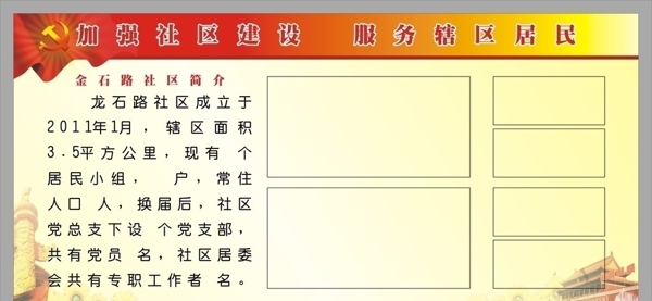 社区简介模板图片