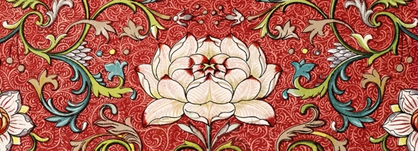 中式红色古典花纹底纹背景图片