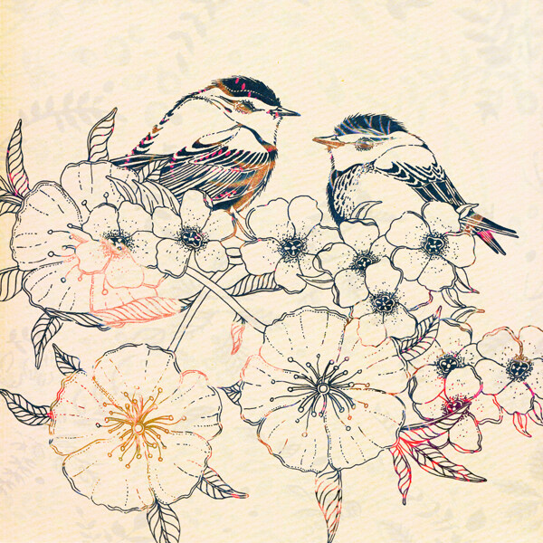 位圖插畫時尚插畫動物插畫藝術效果免費素材