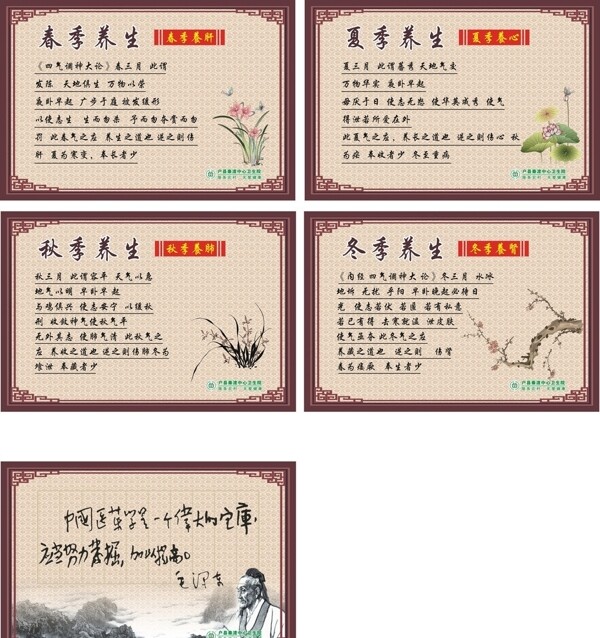 中醫(yī)四季養(yǎng)生圖片