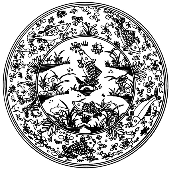 魚蝦紋樣傳統(tǒng)圖案0067
