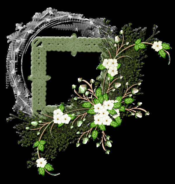 花樣相框圖片