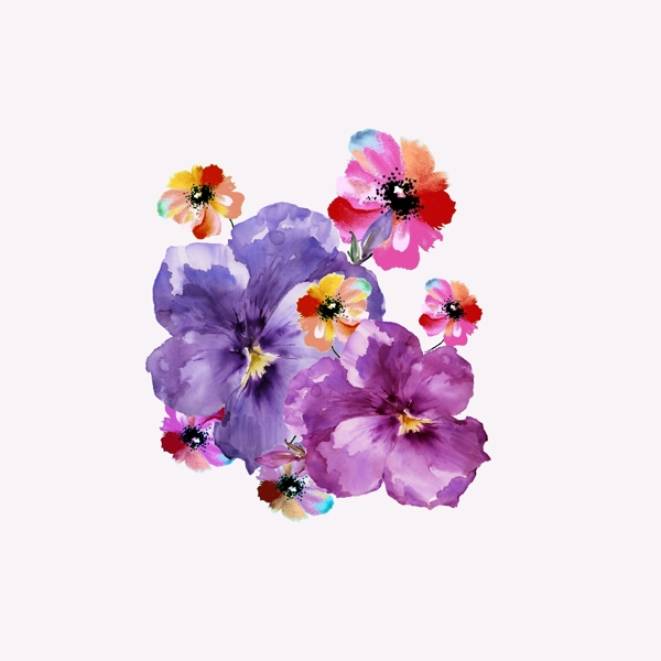 位圖psd植物花朵pop原創(chuàng)免費素材