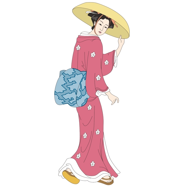 印花矢量圖時(shí)尚休閑女裝抽象人物免費(fèi)素材