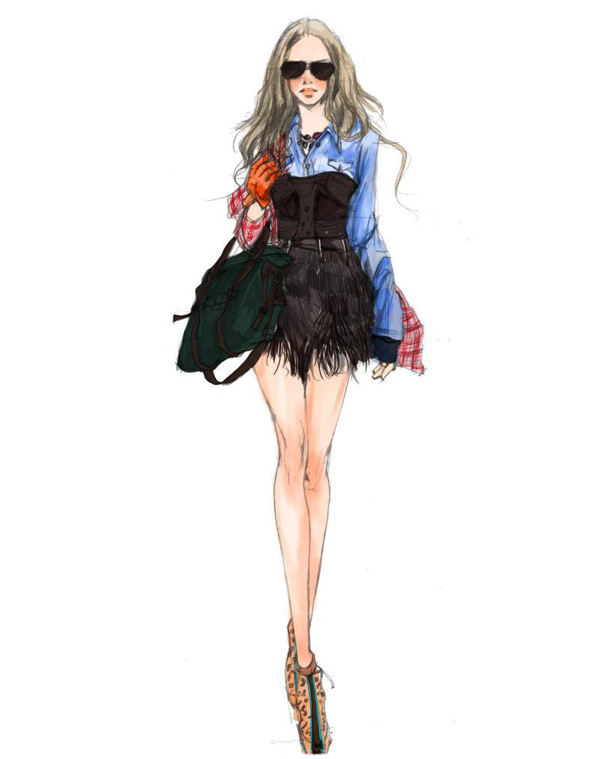 位圖插畫時尚插畫人物插畫插畫師免費素材