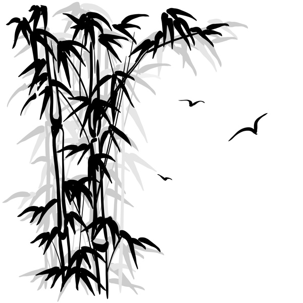 竹子與小鳥