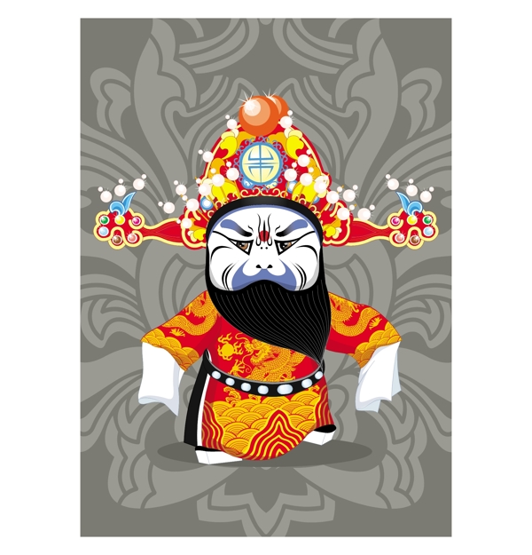 印花矢量圖人物男人色彩黑色免費素材