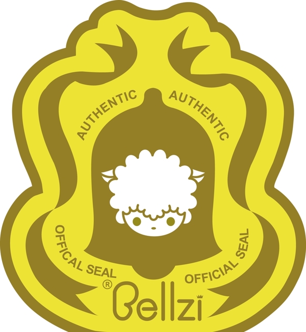 bellzi卡通不干膠