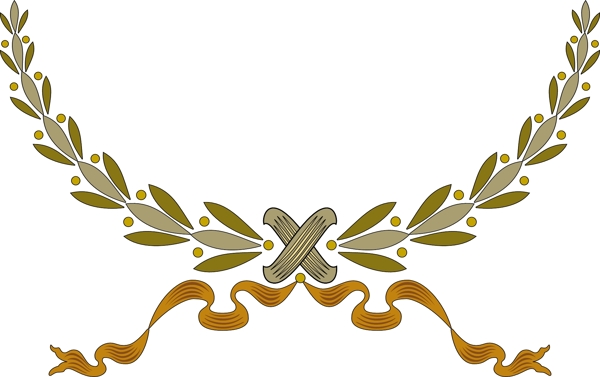 裝飾元素絲帶標(biāo)簽