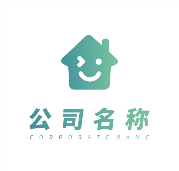 建筑租房logo设计图片