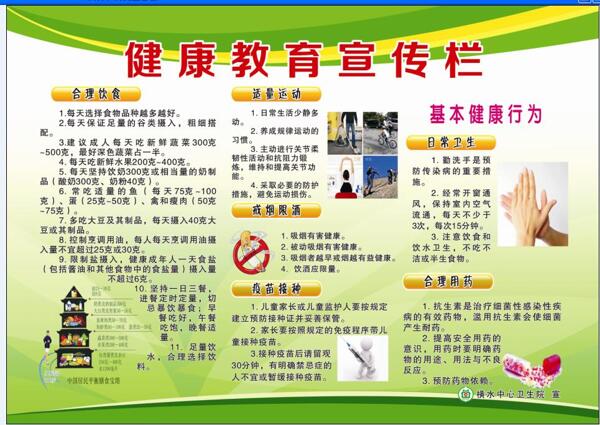 健康教育宣傳欄