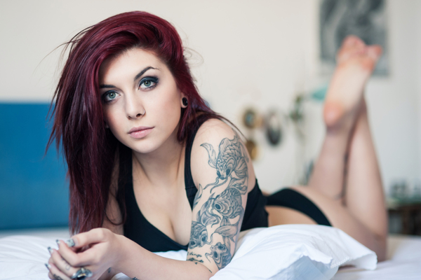 性感刺青纹身女人图片