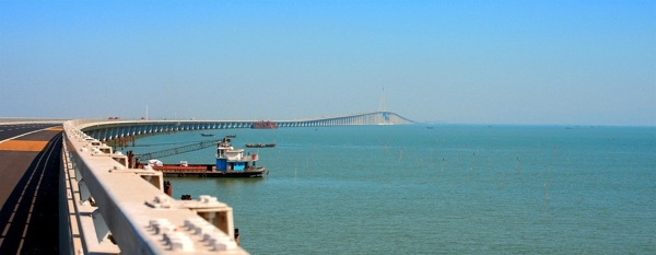胶州跨海大桥图片