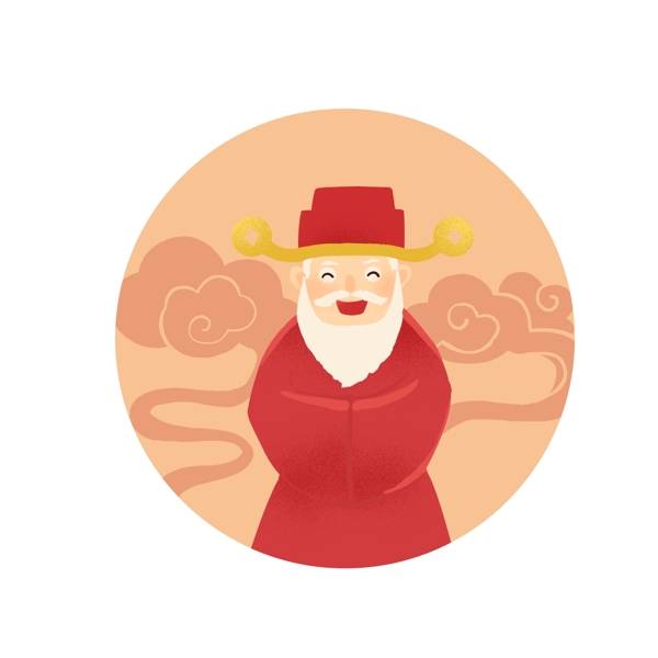 傳統(tǒng)中國風(fēng)新年人物背景設(shè)計(jì)