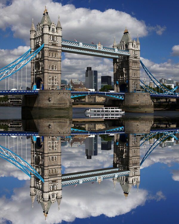 美丽伦敦塔桥图片