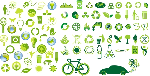 环保绿化图标