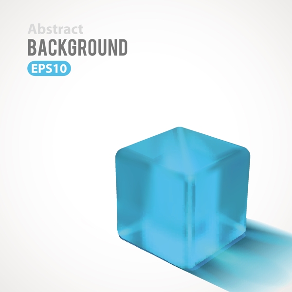 形狀的3D玻璃背景矢量01
