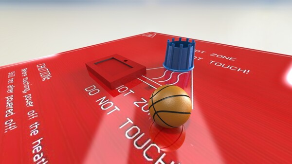 三维打印的篮球和目标模型