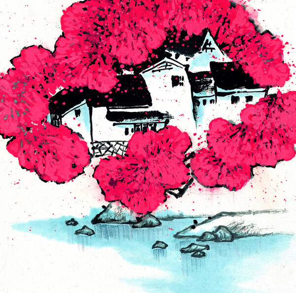 位圖插畫時(shí)尚插畫藝術(shù)效果手繪免費(fèi)素材