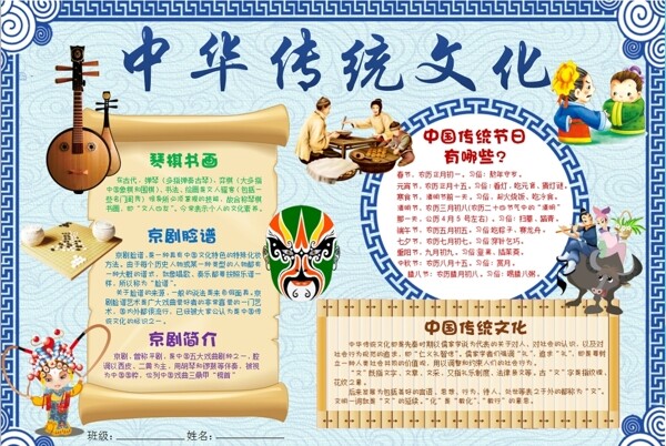 傳統(tǒng)文化小報