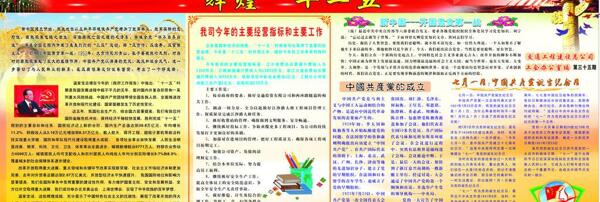 黨宣傳欄圖片