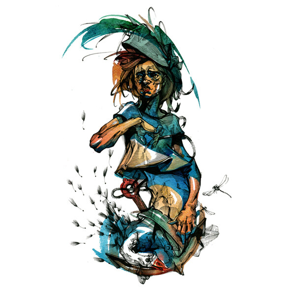 位圖插畫時(shí)尚插畫人物插畫插畫師免費(fèi)素材