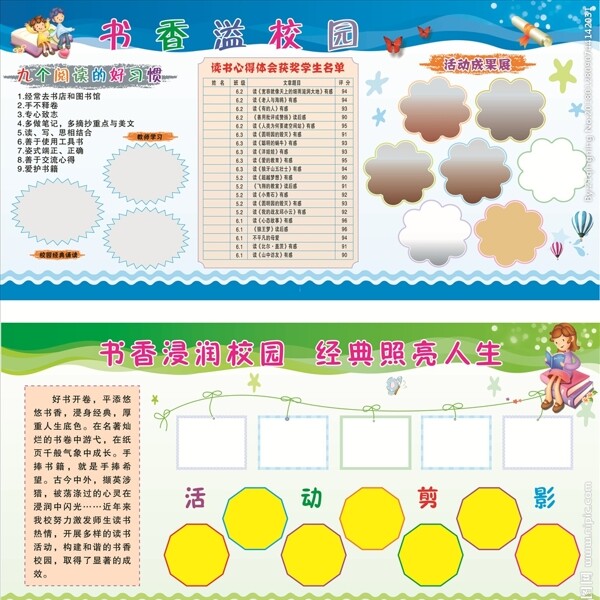 校園展板