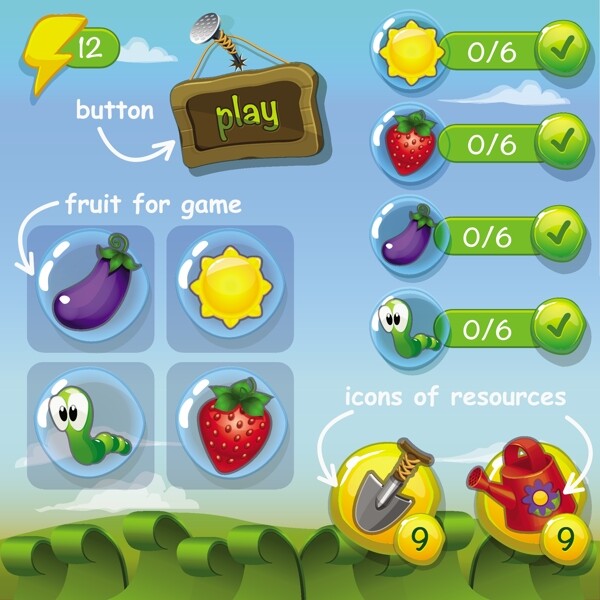 游戏UI游戏图标设计