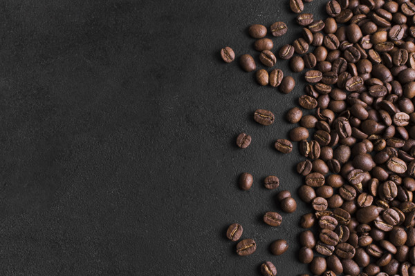 咖啡豆摆拍