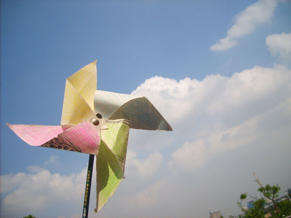 紙做風車