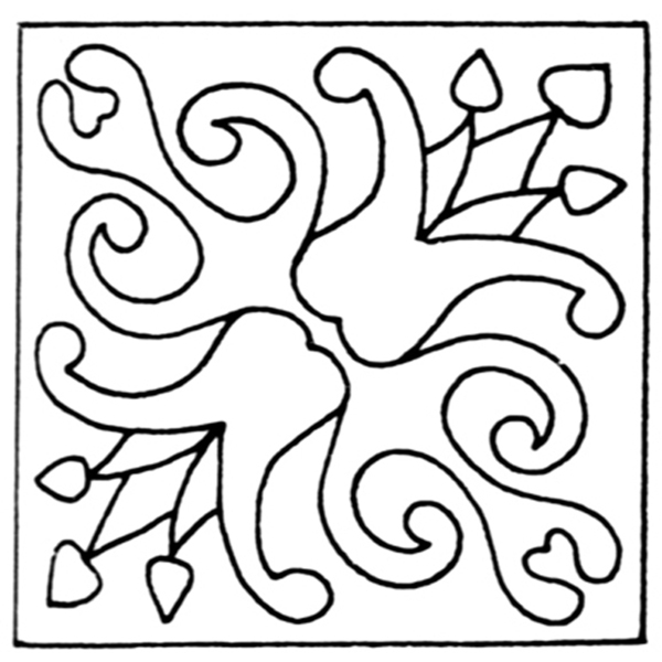 團(tuán)花紋樣傳統(tǒng)圖案0052