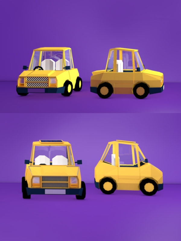 小車(chē)設(shè)計(jì)元素C4D