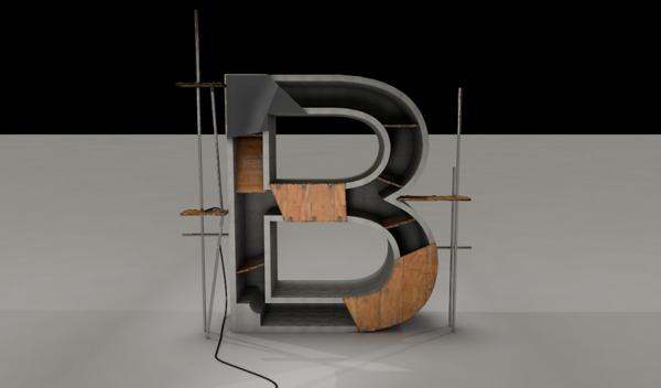 藝術(shù)字B