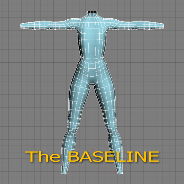 人物身体基础模型CharacterBodyBaselineModel