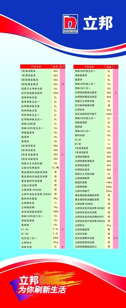 立邦展架