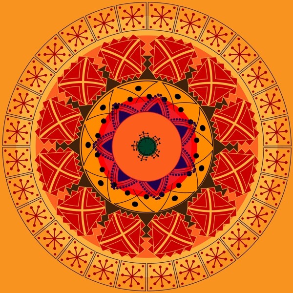 歐美花紋3444矢量EPS
